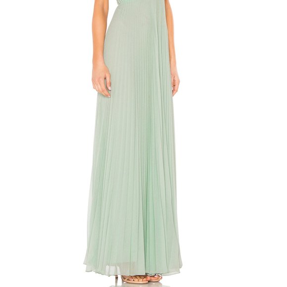 JILL JILL STUART CRINKLE CHIFFON GOWN, SIZE 8, NWT - Picture 4 of 7